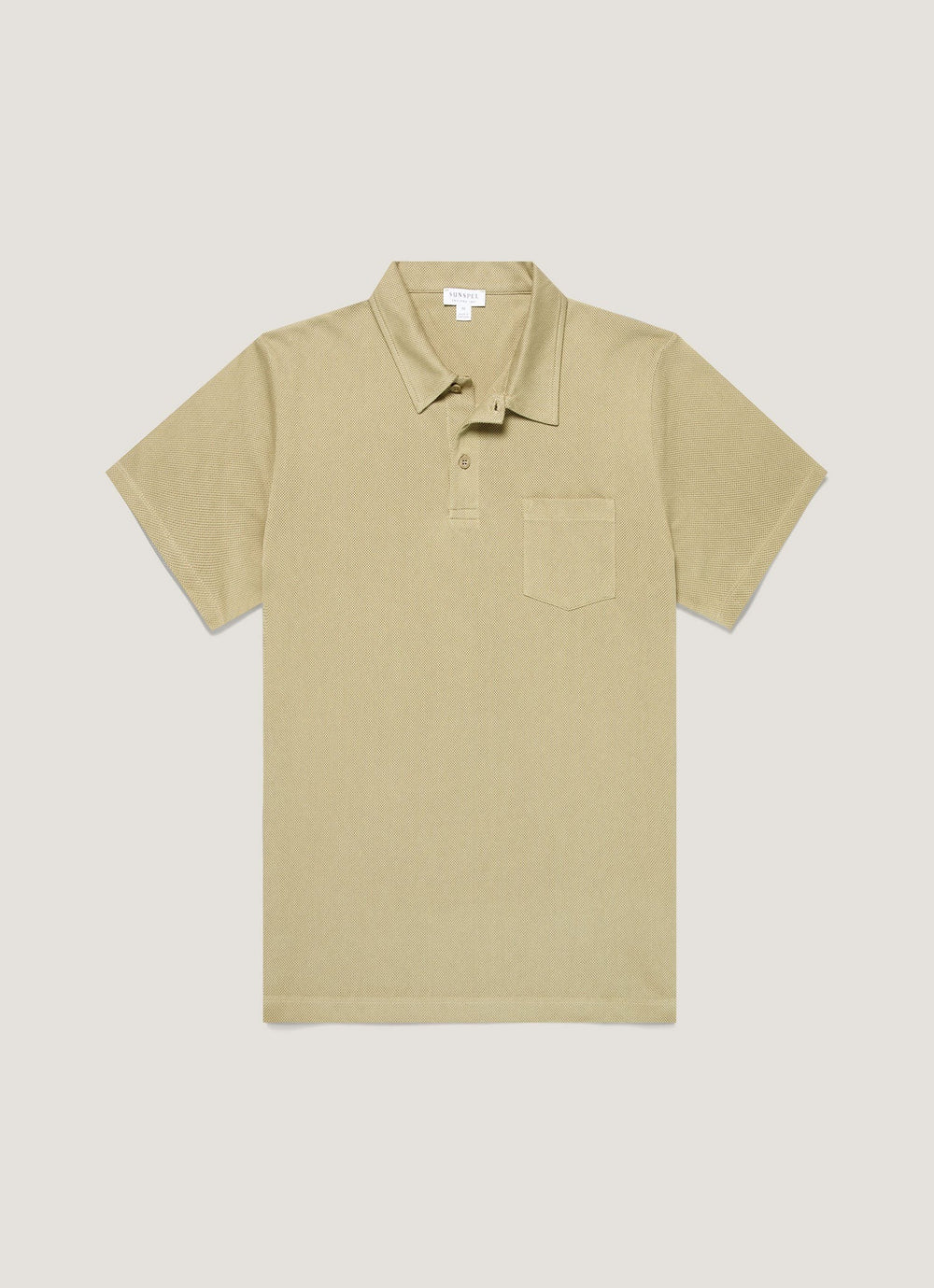 Sunspel Riviera Polo Shirt Pistachino