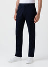 【Sunspel】Slim Fit Chino Navy 海軍藍修身休閒褲