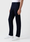 【Sunspel】Slim Fit Chino Navy 海軍藍修身休閒褲