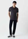 【Sunspel】Riviera Polo Shirt Charcoal 鐵灰色頂級匹馬棉蔚藍海岸Polo衫