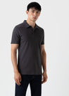【Sunspel】Riviera Polo Shirt Charcoal 鐵灰色頂級匹馬棉蔚藍海岸Polo衫
