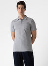 【Sunspel】Riviera Polo Shirt Grey Melange 灰色頂級匹馬棉蔚藍海岸Polo衫