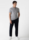 【Sunspel】Riviera Polo Shirt Grey Melange 灰色頂級匹馬棉蔚藍海岸Polo衫