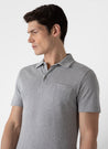 【Sunspel】Riviera Polo Shirt Grey Melange 灰色頂級匹馬棉蔚藍海岸Polo衫