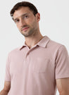 【Sunspel】Riviera Polo Shirt Pale Pink 淺粉色頂級匹馬棉蔚藍海岸Polo衫