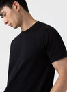 【Sunspel】Riviera T-Shirt Black 黑色頂級匹馬棉蔚藍海岸短袖素Tee