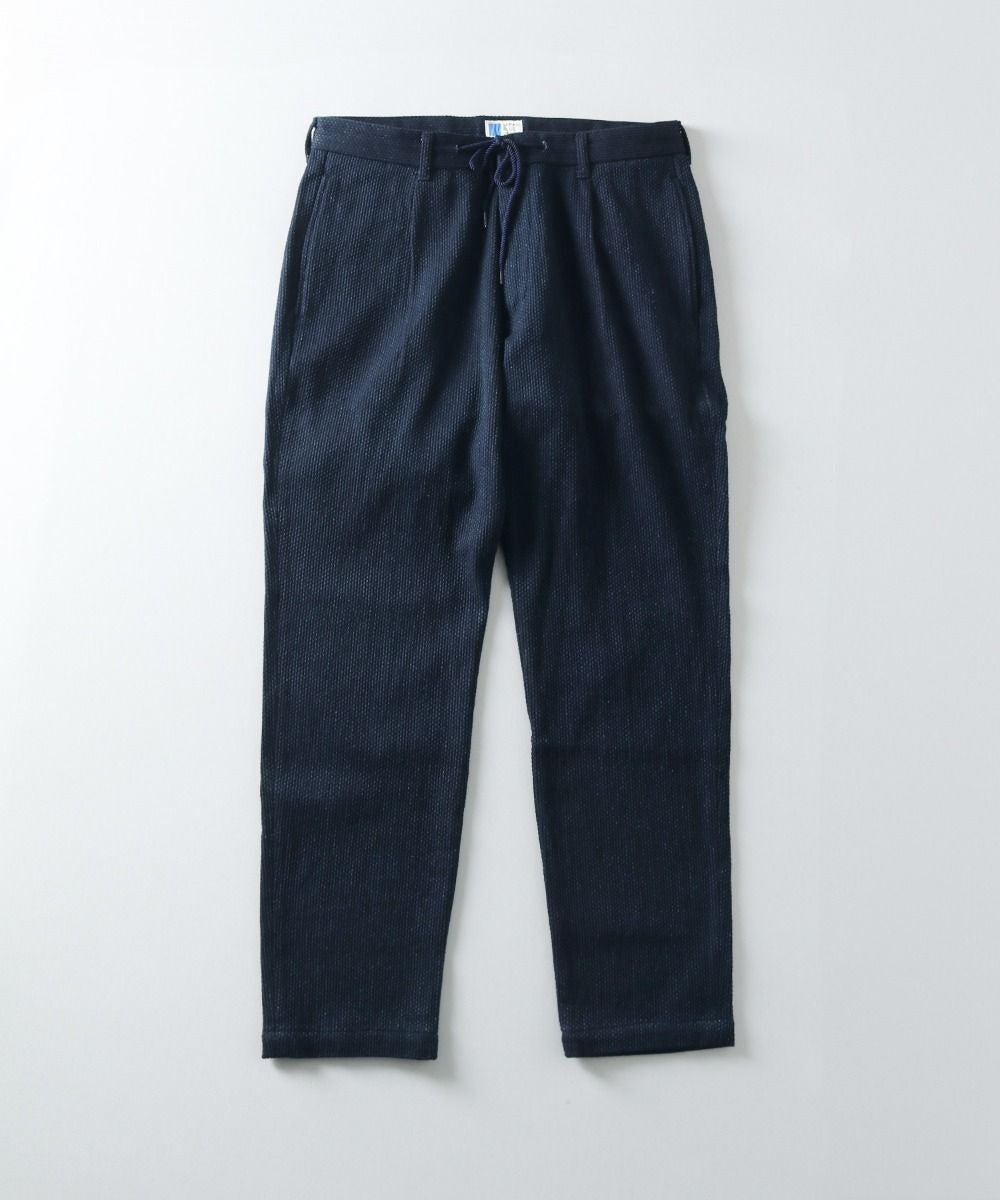 Japan Blue Jeans】Indigo Sashiko Easy Tapered Pants – Blue Beach Denim