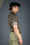 【Scarti-Lab】Flower Pattern Band Collar Shirt 304 SL504