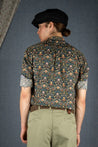 【Scarti-Lab】Flower Pattern Band Collar Shirt 304 SL504