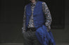 【Scarti-Lab】Flower Pattern Band Collar Shirt 304 SL504