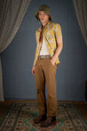 【Scarti-Lab】Sun Flower Camp Shirt 336 SL501