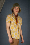 【Scarti-Lab】Sun Flower Camp Shirt 336 SL501