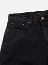 【Nudie Jeans】Seth Shorts Black Stone／有機棉 黑岩水洗 牛仔短褲