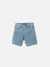 【Nudie Jeans】Seth Shorts Sunny Blue／有機棉 天空藍水洗 牛仔短褲