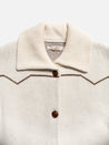 【Nudie Jeans】 Sharon Western Knit Cardigan Chalk White