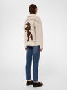 【Nudie Jeans】 Sharon Western Knit Cardigan Chalk White