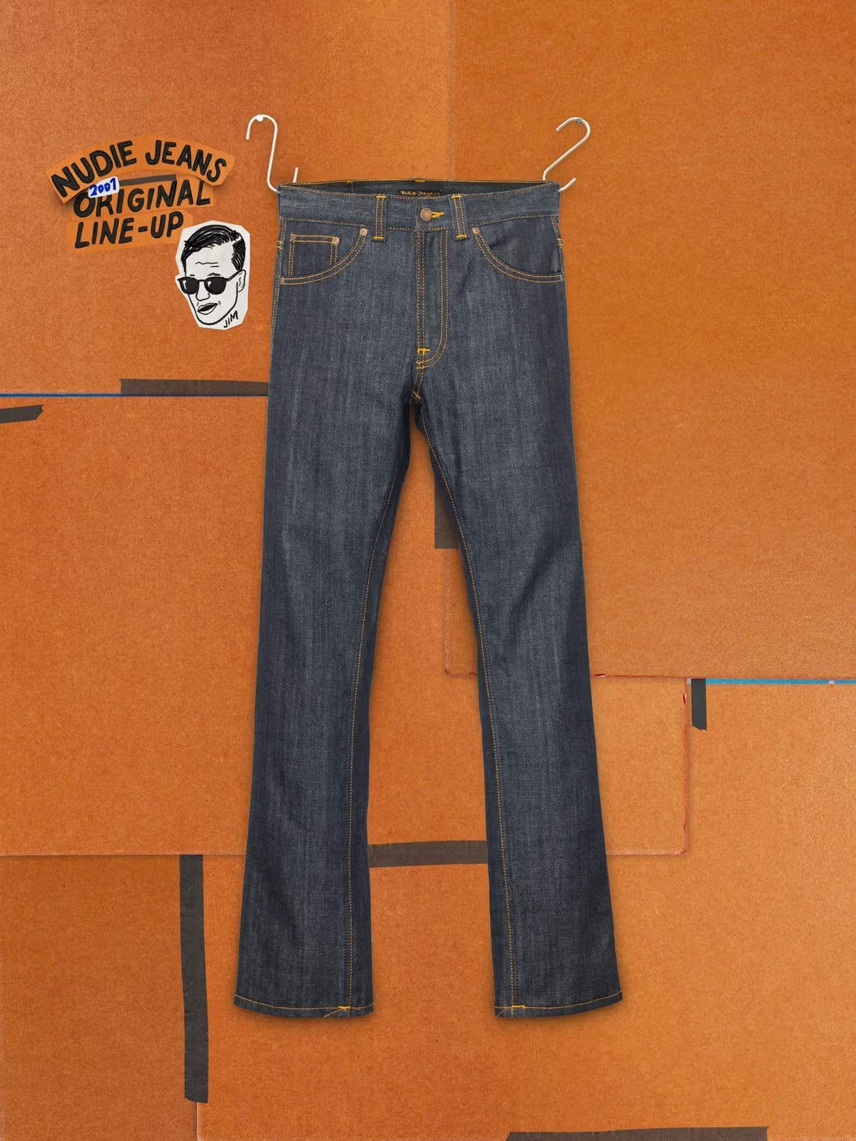 Nudie Jeans】Slim Jim Dry Two – Blue Beach Denim