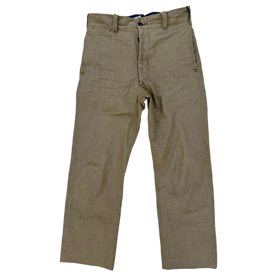 MISTER FREEDOM Sportsman Chinos Khaki Selvedge Denim