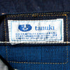 【TANUKI】TNK101TB “Yurai” Cobalt Natural Indigo 16.5oz Selvedge 天然鈷藍高腰中直筒牛仔褲