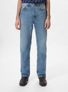 【Nudie Jeans】Tuff Tony Worn Treasure 古著淺藍高腰寬版直筒褲