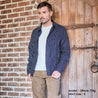 【Ues】Indigo Stripe Flannel Shirt