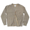 UES SINGLE RIB CARDIGAN BEIGE