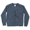 UES SINGLE RIB CARDIGAN GRAY