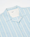 【Universal Works】Camp Shirt In Blue Nisi Cotton