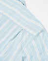 【Universal Works】Camp Shirt In Blue Nisi Cotton