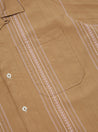 【Universal Works】Camp Shirt In Sand Deck Cotton