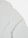 【Universal Works】Camp Shirt In White Linen-Cotton Shirting