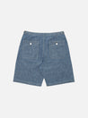 【Universal Works】Fatigue Short In Indigo Chambray / 淺靛藍色 水手布 軍風短褲