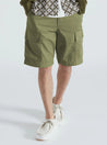 【Universal Works】MW Cargo Short In Olive Fine Twill / 3x1輕磅斜紋 高支數精緻棉布 工裝短褲