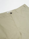 【Universal Works】MW Cargo Short In Stone Fine Twill / 3x1輕磅斜紋 高支數精緻棉布 工裝短褲