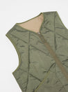 【Universal Works】Reversible Military Liner Gilet Diamond Quilt 鑽石形衍縫雙面背心