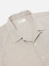 【Universal Works】Road Shirt In Sand Organic Oxford