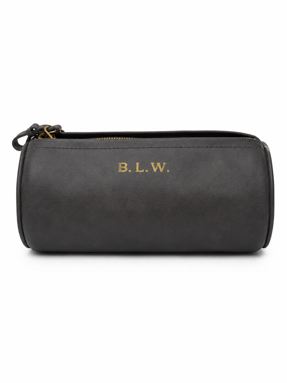 VASCO Leather Old Drum Bag Gray