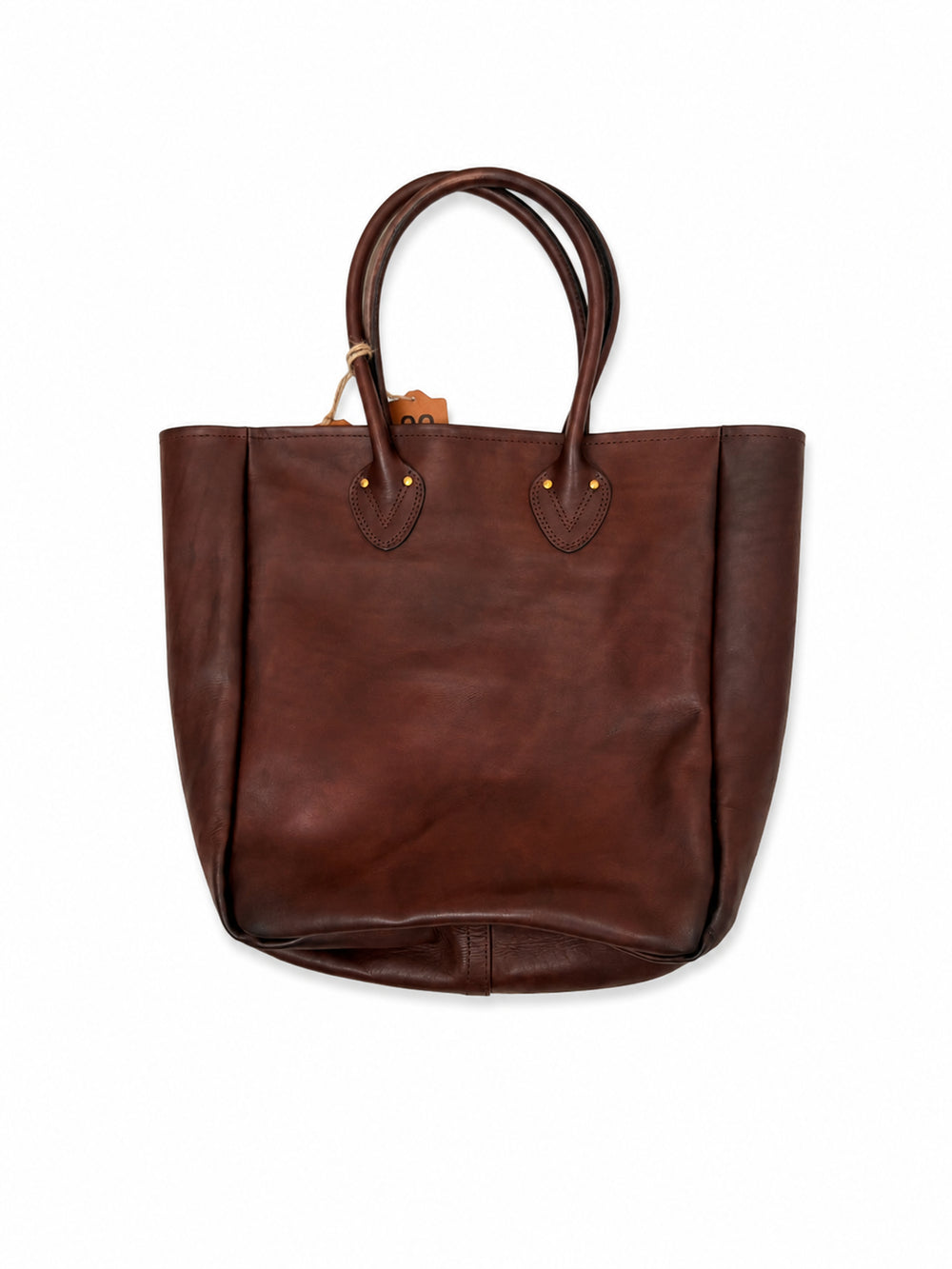 VASCO Leather Old Tote Bag Large - Brown