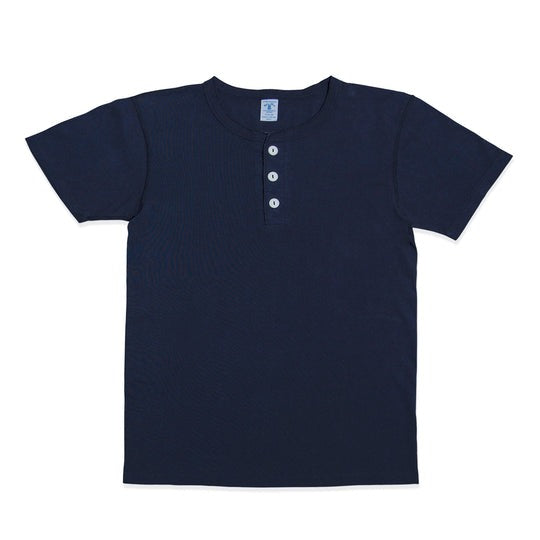 【Velva Sheen】1 Pac Crewneck Tee - Indigo/Black
