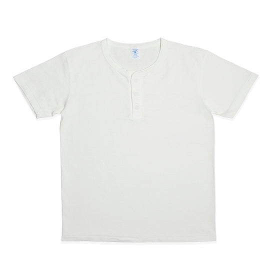 【Velva Sheen】Henley Tee - Off White 