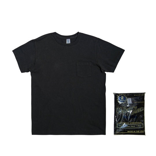 【Velva Sheen】2 Pac Crewneck Tee - Black/Black