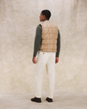【Fortela】Vest1 Nylon Padded Vest CAMEL