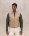 【Fortela】Vest1 Nylon Padded Vest CAMEL