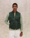 【Fortela】Vest1 Nylon Padded Vest GREEN