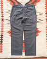 WYTHE Japanese Wabash Stripe Moleskin Chinos Charcoal Smoke Pants