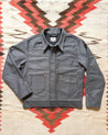 WYTHE Japanese Wabash Stripe Moleskin Ranch Jacket Charcoal Smoke