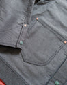 【WYTHE】Japanese Wabash Stripe Moleskin Ranch Jacket - Charcoal Smoke
