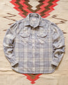 WYTHE Washed Flannel Workshirt Late Frost