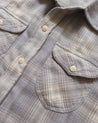 【WYTHE】Washed Flannel Workshirt - Late Frost 霜灰色法蘭絨襯衫