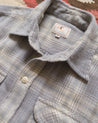 【WYTHE】Washed Flannel Workshirt - Late Frost 霜灰色法蘭絨襯衫